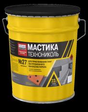 Мастика приклеивающая ТехноНиколь № 27 ведро 22 кг