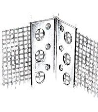 Угол алюминевый со стеклосеткой L=3м