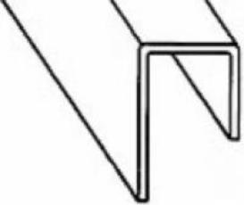 Профиль торцевой ПХВ L=3м